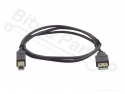 USB Connection Cable USB A <-> USB B 1.2 meters (e.g. for Arduinos and prin